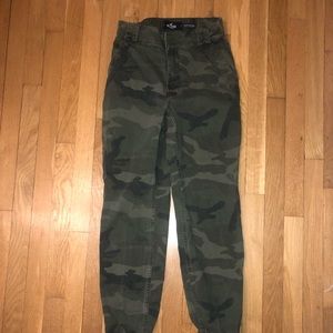High Rise Camo Pants